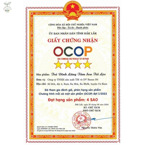 TRÀ ĐINH LĂNG TÂM SEN TÚI LỌC 25 TÚI - 50gram