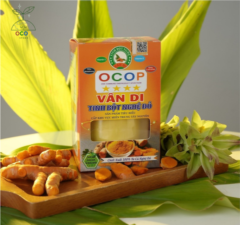 TINH BỘT NGHỆ ĐỎ VÂN DI 500gr