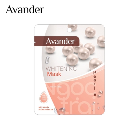 Mặt nạ giấy dưỡng trắng da Ngọc trai Avander 25g