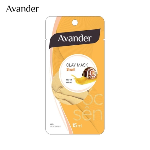 Mặt nạ đất sét Ốc sên Avander 15ml