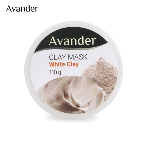Mặt nạ đất sét Trắng Avander 110g