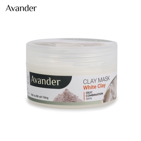 Mặt nạ đất sét Trắng Avander 110g