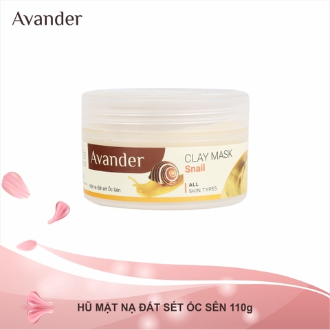 Mặt nạ đất sét Ốc sên Avander 110g