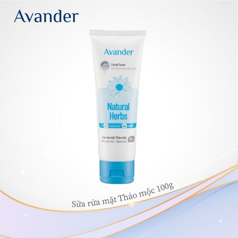 Sữa rửa mặt Thảo mộc Avander 100g