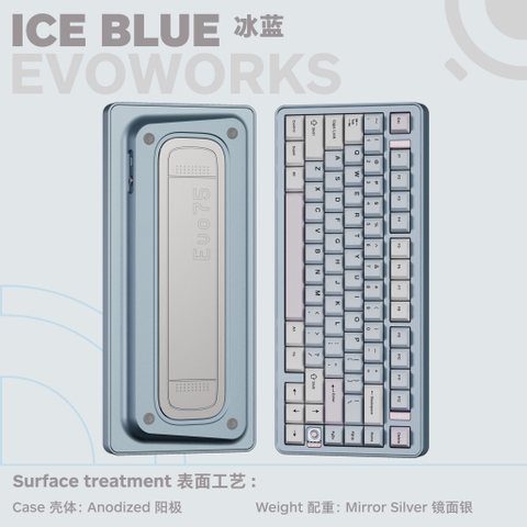 [HÀNG SẴN] Bàn Phím Cơ Custom EVO75 Keyboard | 3 Modes | Nhôm | Led RGB