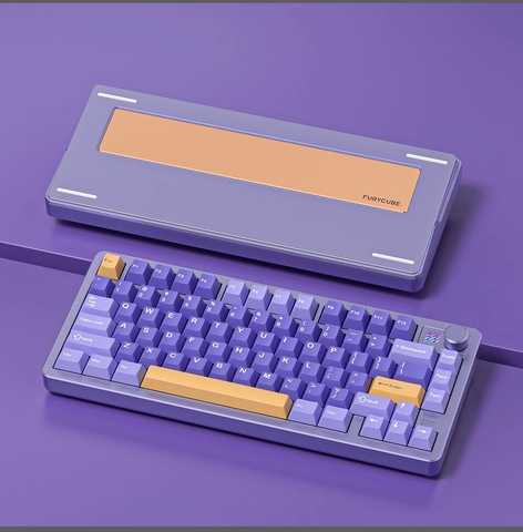 Bàn phím cơ Fury Cube F75 / Nhôm CNC / Led RGB / Hotswap / PIN 8000mah