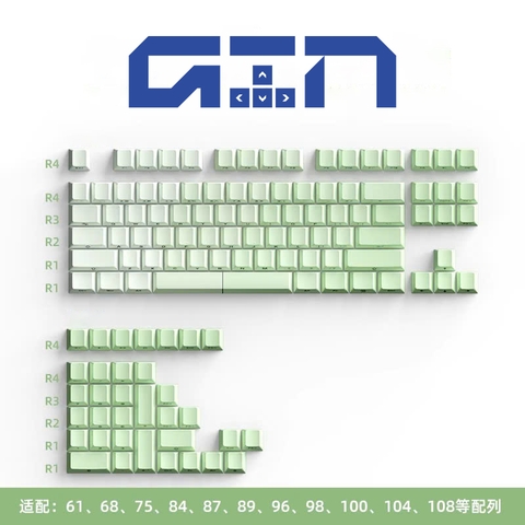 Bộ Keycap bàn phím XUYÊN LED CẠNH / 121 Nút / Pbt / Cherry Profile