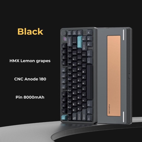 Bàn phím cơ Fury Cube F75 / Nhôm CNC / Led RGB / Hotswap / PIN 8000mah