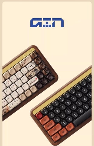 (Hàng sẵn) Bàn phím cơ gỗ AKKO MU01 (Hotswap,RGB / Multi-Modes)