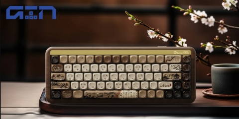(Hàng sẵn) Bàn phím cơ gỗ AKKO MU01 (Hotswap,RGB / Multi-Modes)