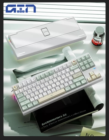 Bàn phím cơ Crush80 / Nhôm CNC / Led RGB / Hotswap / PIN 7000mah