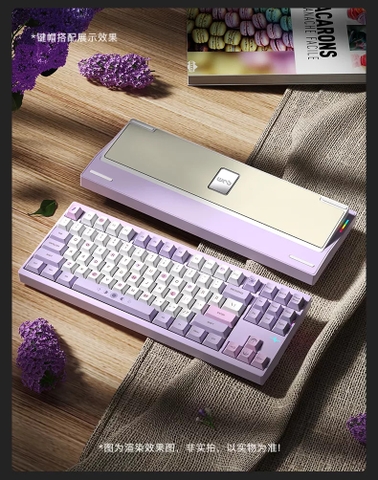 Bàn phím cơ Crush80 / Nhôm CNC / Led RGB / Hotswap / PIN 7000mah