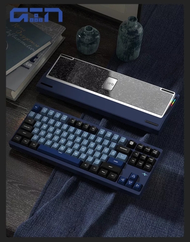 Bàn phím cơ Crush80 / Nhôm CNC / Led RGB / Hotswap / PIN 7000mah