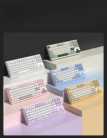 Bàn phím cơ Crush80 / Nhôm CNC / Led RGB / Hotswap / PIN 7000mah