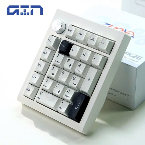 Bộ KIT Numpad Bàn phím cơ GMK26 | Gasket Mount | 3 Modes | Hotswap | VIA