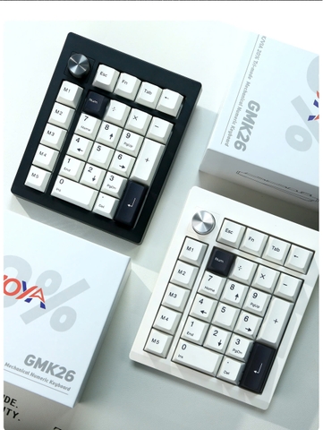 Bộ KIT Numpad Bàn phím cơ GMK26 | Gasket Mount | 3 Modes | Hotswap | VIA
