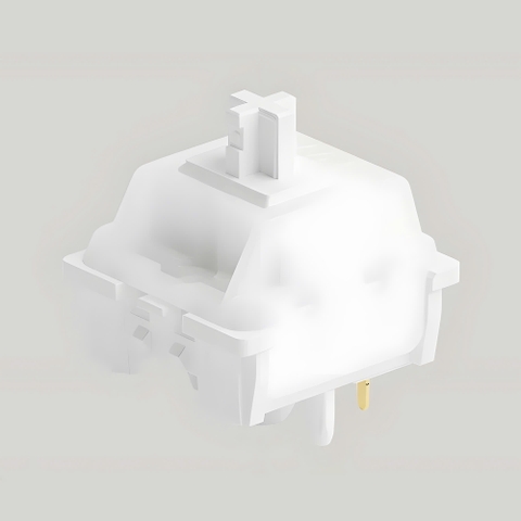 [SWITCH GIÁ RẺ] Công tắc Switch bàn phím cơ KTT Baby White | Linear | 43g | Trắng xuyên led tốt