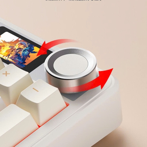 [Màn Led] Bàn phím cơ AULA F108 Pro | 3mode | Hotswap | Led RGB | Màn Hình TFT