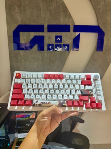 Combo bàn phím cơ FUHLEN H75S (KIT) 3-MODE/ GASKET/ HOTSWAP/ MẠCH XUÔI - NEW VERSION