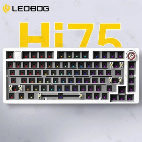 [HÀNG SẴN] KIT bàn Phím Cơ Custom Leobog HI75C | 3 Modes | Nhôm | Led RGB