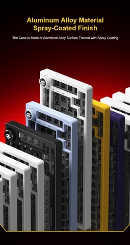 [HÀNG SẴN] Bàn Phím Cơ Custom Leobog HI75C | 3 Modes | Nhôm | Led RGB