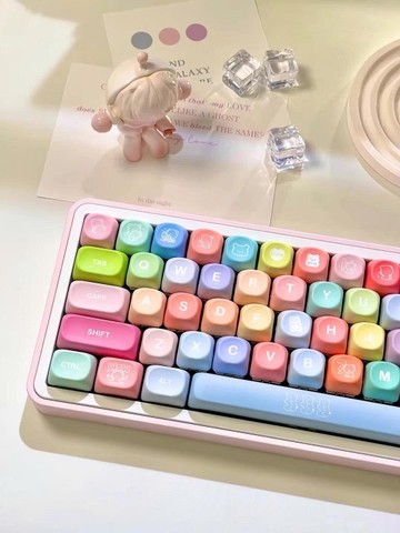 [Keycap Đẹp] Bộ Keycap bàn phím Gummy Bear | MOA | CUTE