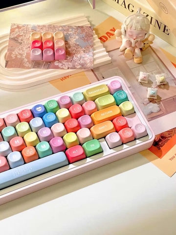 [Keycap Đẹp] Bộ Keycap bàn phím Gummy Bear | MOA | CUTE