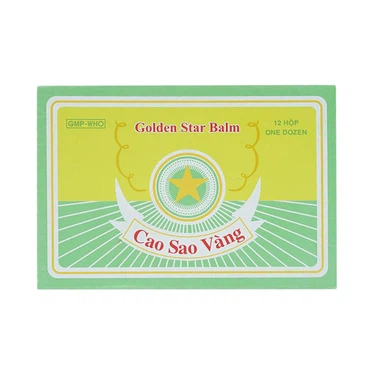 Cao Sao Vàng OPC điều trị cảm cúm, nhức đầu (12 chai x 10g)
