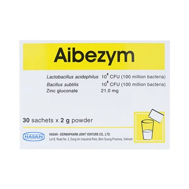 Aibezym Hasan bổ sung vi khuẩn có lợi cho đường tiêu hóa (30 gói x 2g)