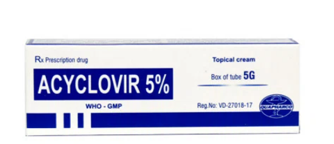 Acyclovir 5% Quapharco - Giúp điều trị nhiễm virus Herpes simplex mới hiệu quả