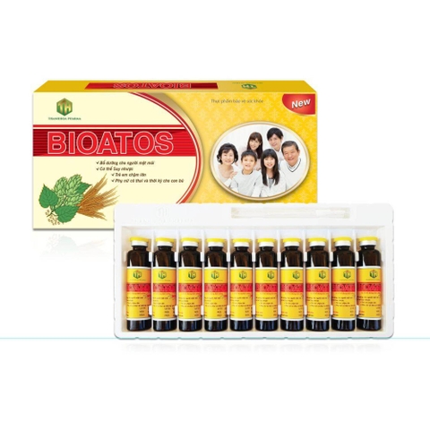 Bioatos: hỗ trợ hấp thu, hỗ trợ nâng cao sức đề kháng, giảm mệt mỏi