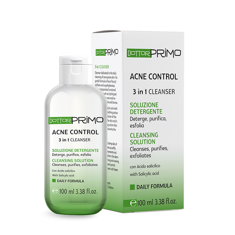 Gel Rửa Mặt Giảm Mụn DottorPrimo Acne Control 3 in 1 100ml