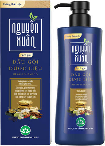 Dầu gội dược liệu Nguyên Xuân sạch gàu