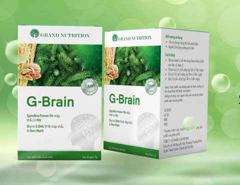 Cốm Trí Não G-Brain phát triển trí não, tăng cường hệ miễn dịch