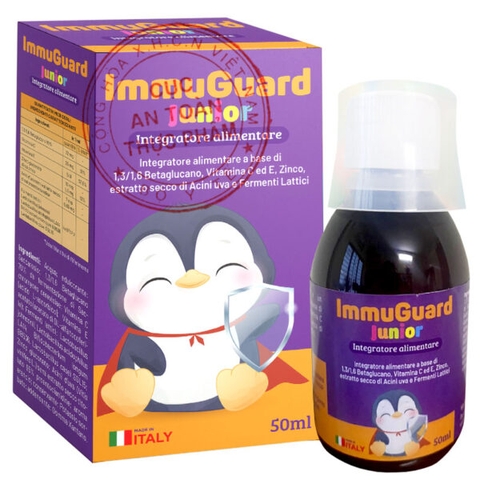 Immuguard Junior: hỗ trợ tăng cường sức đề kháng, kích thích ăn ngon