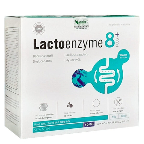 Lacto Enzyme 8+ Plus, Hỗ trợ bổ sung vi khuẩn có ích cho đường ruột
