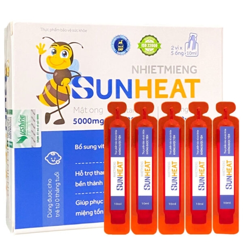 Nhiệt Miệng Sunheat, hỗ trợ thanh nhiệt, tăng tính bền thành mạch