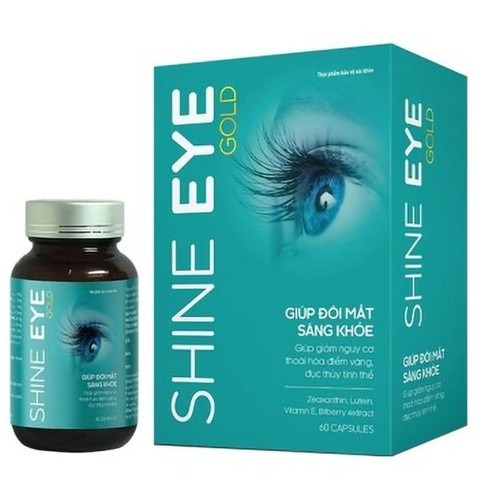 Shine Eye Gold: hỗ trợ giảm nguy cơ thoái hóa điểm vàng, đục thủy tinh thể