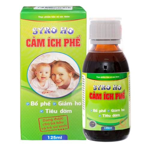 Siro Ho Cảm Ích Phế: hỗ trợ bổ phế, giảm ho, tiêu đờm, thông thoáng đường thở