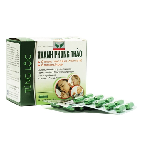 Thanh Phong Thảo: hỗ trợ giúp lưu thông phế khí, làm ấm cơ thể, giảm cảm lạnh