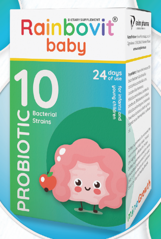 Men 10 chủng Rainbovit baby Probiotic dùng cho trẻ rối loạn tiêu hóa