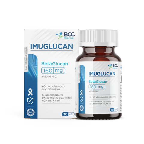 TPBVSK: Imuglucan – tăng miễn dịch vượt trội cho bệnh nhân UNG THƯ – HOÁ TRỊ – XẠ TRỊ