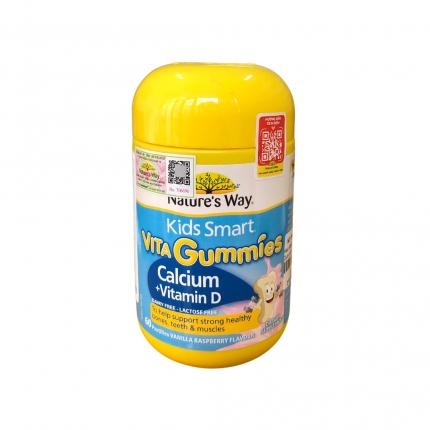 Nature's Way Vita Gummies Calcium + Vitamin D - Hỗ trợ xương chắc khỏe