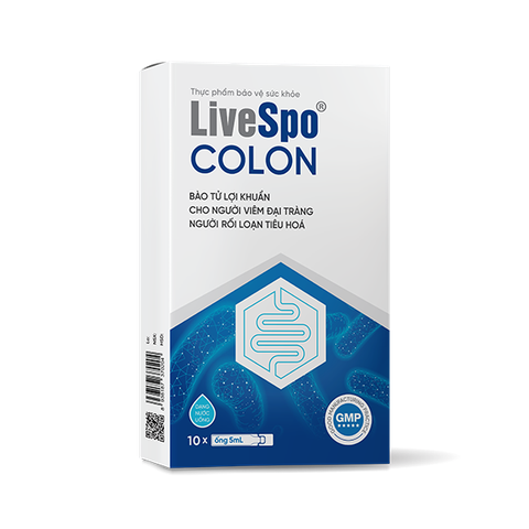 Dung dịch LiveSpo Colon bổ sung vi sinh vật có lợi, kích thích và tăng cường tiêu hóa (10ống x 5ml)