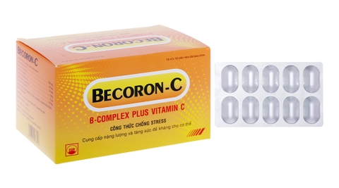 Becoron-C tăng cường, củng cố hệ thống miễn dịch (10 vỉ x 10 viên)