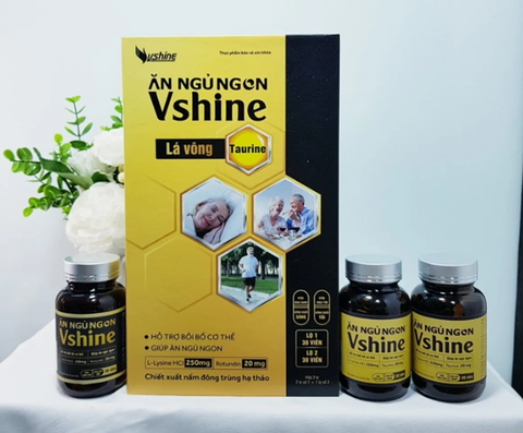 Viên uống hỗ trợ bồi bổ sức khỏe, ăn ngủ ngon Vshine