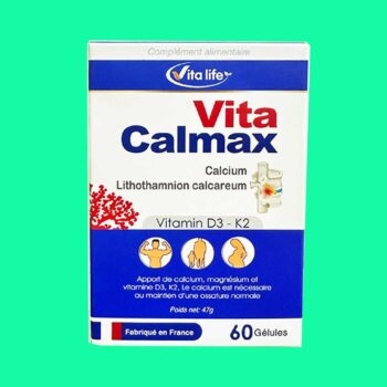 Vita Calmax (hộp 60 viên)- bổ sung canxi từ tảo biển