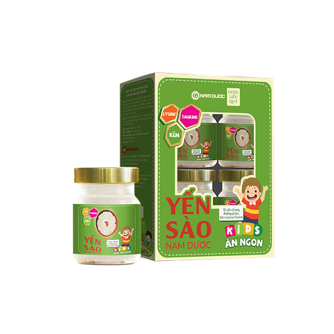 YẾN SÀO NAM DƯỢC KIDS ĂN NGON ( HỘP 4 LỌ)