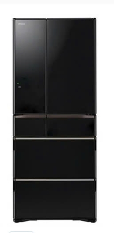 Tủ lạnh Hitachi Inverter 617 lít R-HW620RV XK 6 Cửa Màu đen Mới 100% Chính hãng