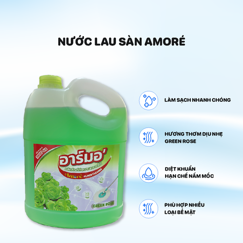 Nước lau sàn Amoré 3800ml - Jane Green Rose